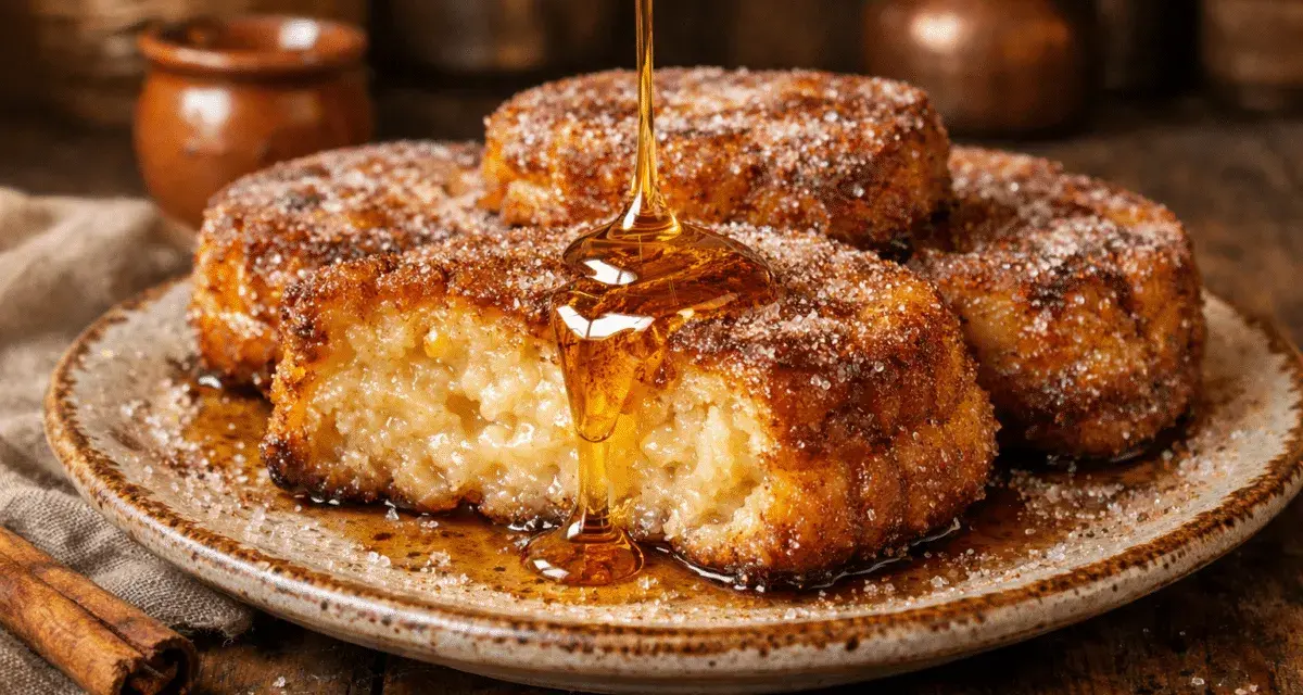 Torrijas doradas y crujientes, bañadas en miel dorada. Una deliciosa receta de torrijas para disfrutar.