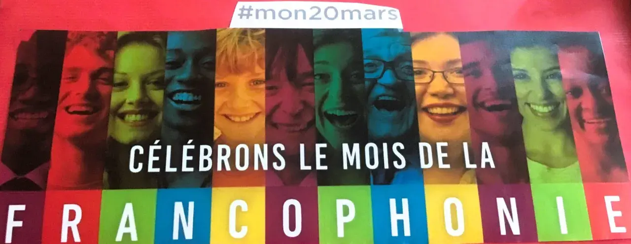 Celebrando el mes de la Francofonía con rostros diversos y sonrientes. #mon20mars