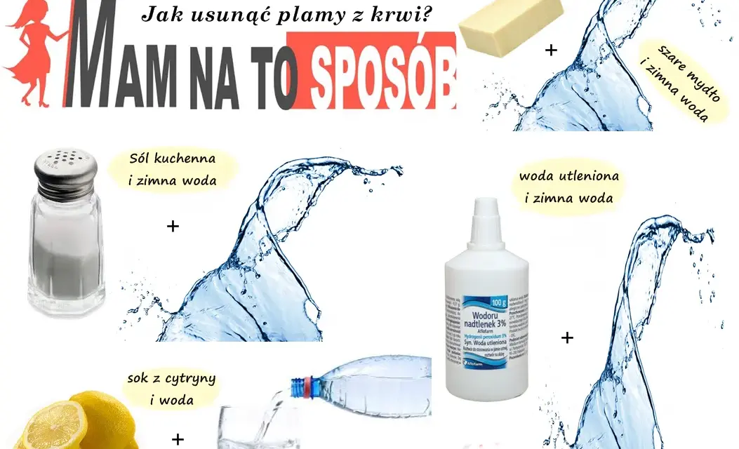Jak sprać krew ze spodni - skuteczne sposoby na uporczywe plamy