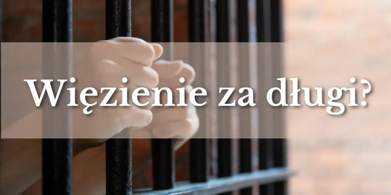 Dłonie zaciskają się na kratach więziennych. Czy komornik może doprowadzić do pobytu w zakładzie karnym za długi?