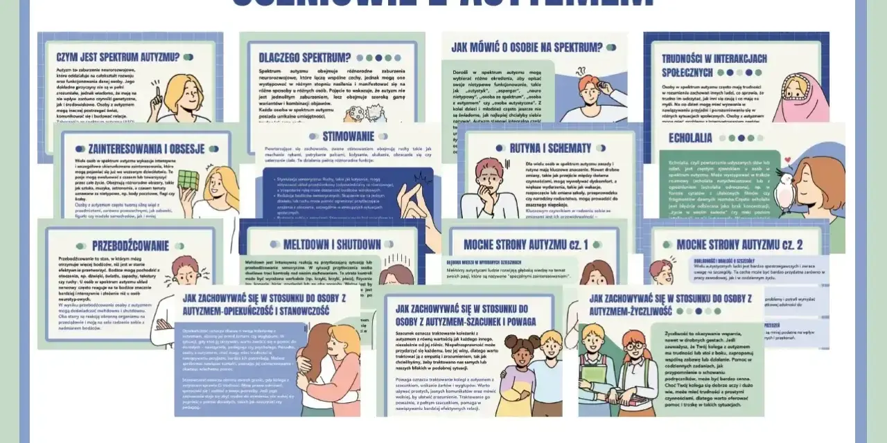 Przykładowe orzeczenie o autyzmie: 15 kart PDF z informacjami o spektrum, mocnych stronach i wskazówkach, jak wspierać osoby autystyczne.