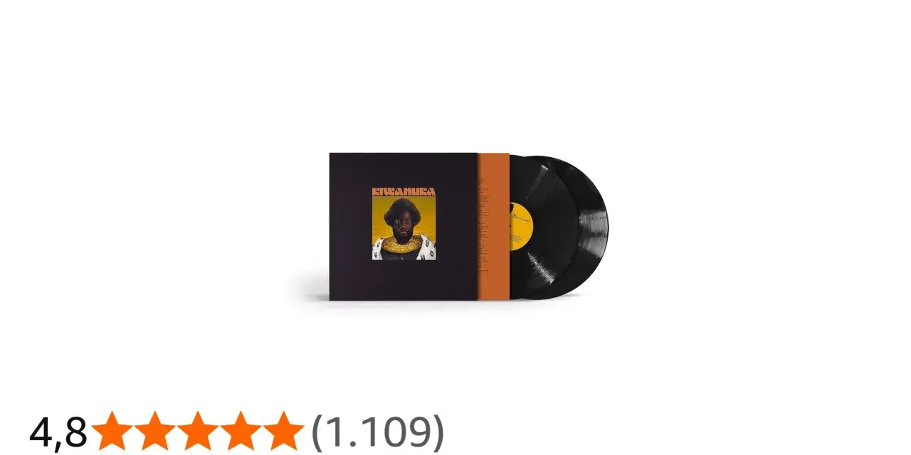 Doppelvinyl-Album "KIWANUKA" von Michael Kiwanuka mit seinem Porträt auf dem Cover.