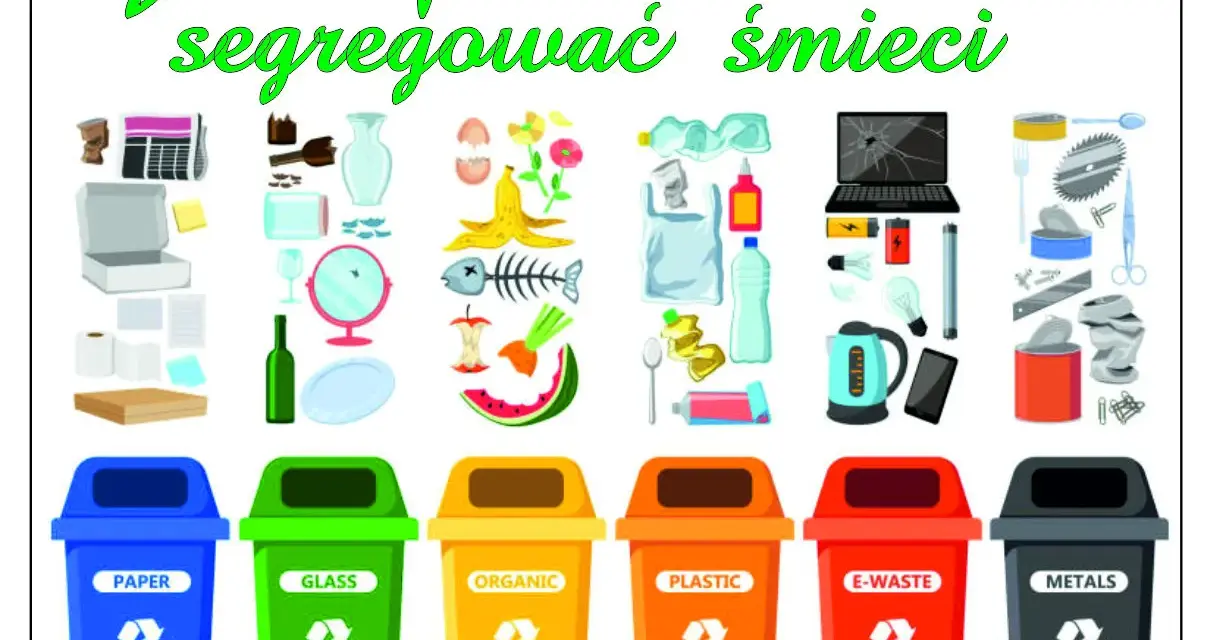 Segregacja śmieci co do plastików – co możesz wyrzucić do żółtego pojemnika?