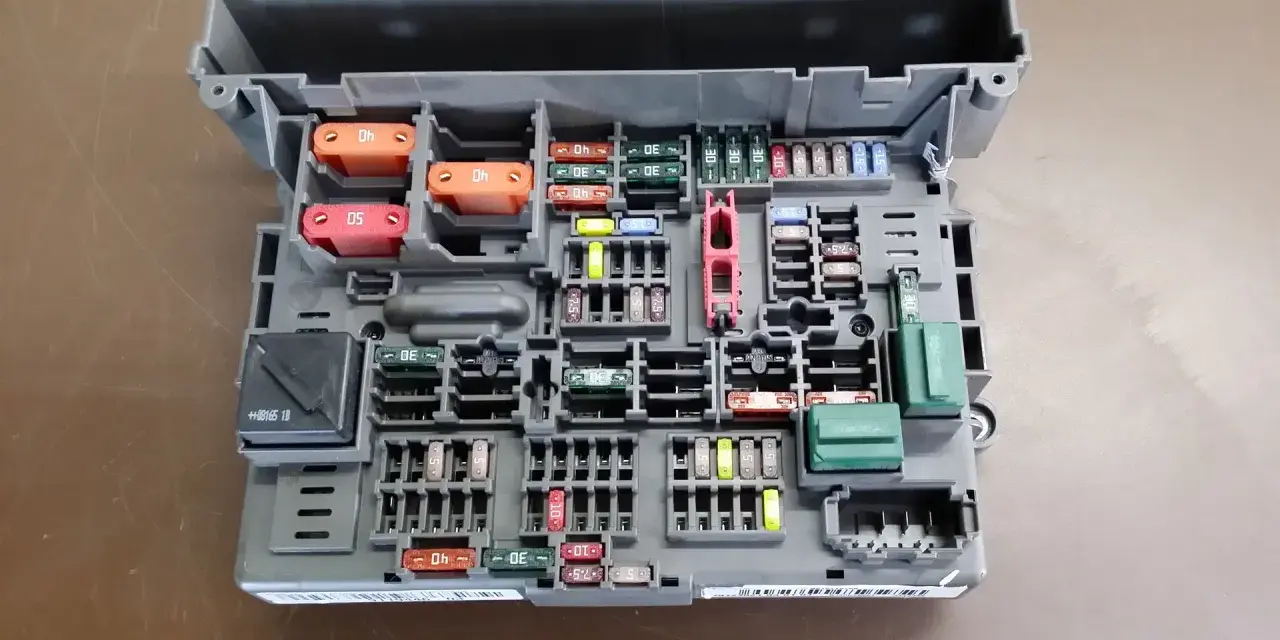Skrzynka bezpieczników BMW E87. Opis bezpieczników i przekaźników w module sterującym.