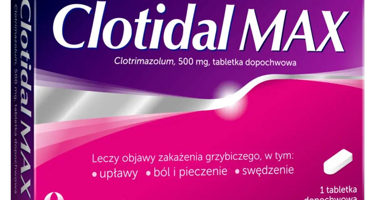Clotidal MAX na infekcję intymną w ciąży. Leczy objawy zakażenia grzybiczego: upławy, ból, pieczenie i swędzenie.