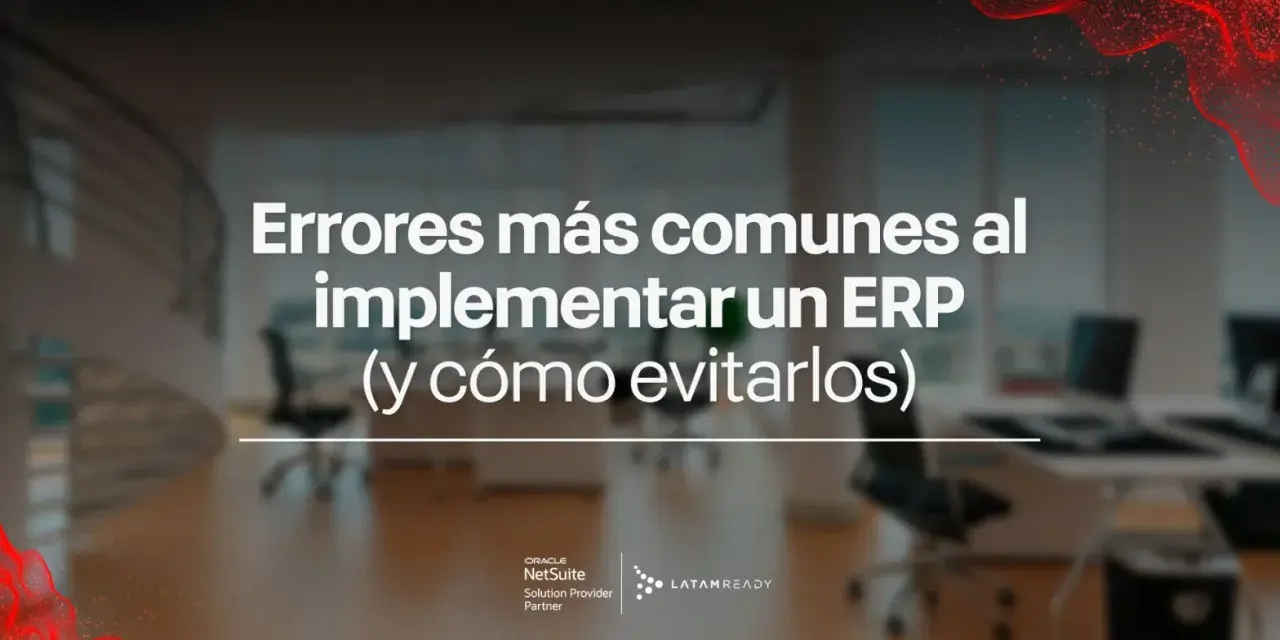 Errores comunes al implementar un software ERP y cómo evitarlos. Imagen de oficina moderna.
