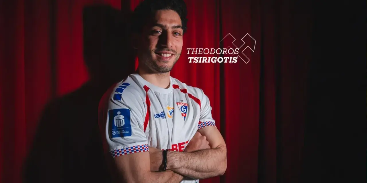 Theodoros Tsirigotis w koszulce Górnika Zabrze. Czy to zapowiedź nowych górnik zabrze plotki transferowe?