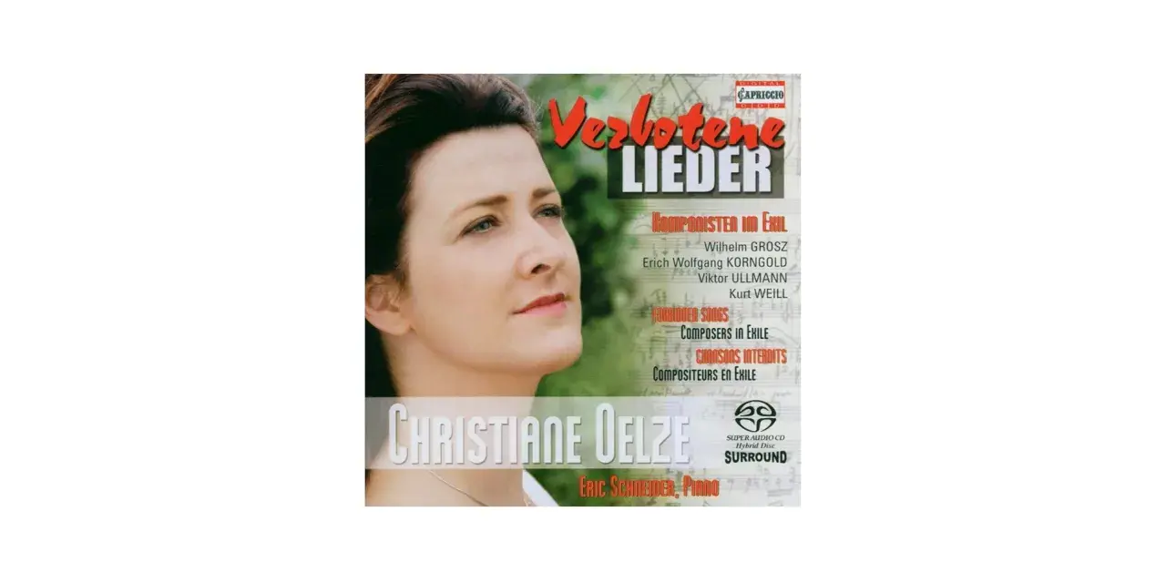 Christiane Oelze singt "Verbotene Lieder" von Komponisten im Exil. Eine musikalische Reise durch die Geschichte, die auch die Liste verbotene Lieder in Deutschland thematisiert.