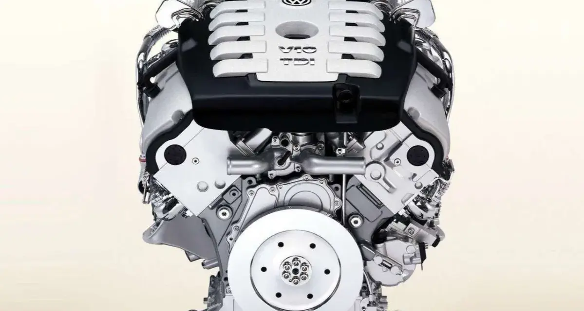 Silnik V10 TDI Volkswagena, potężna jednostka napędowa, która budzi podziw swoją konstrukcją.