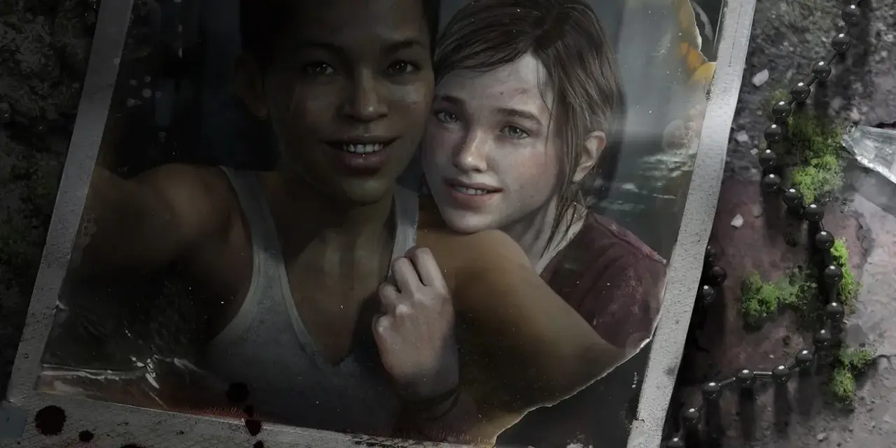 Foto de Riley y Ellie, amigas inseparables en The Last of Us. Un recuerdo preciado antes de que la vida las separara.