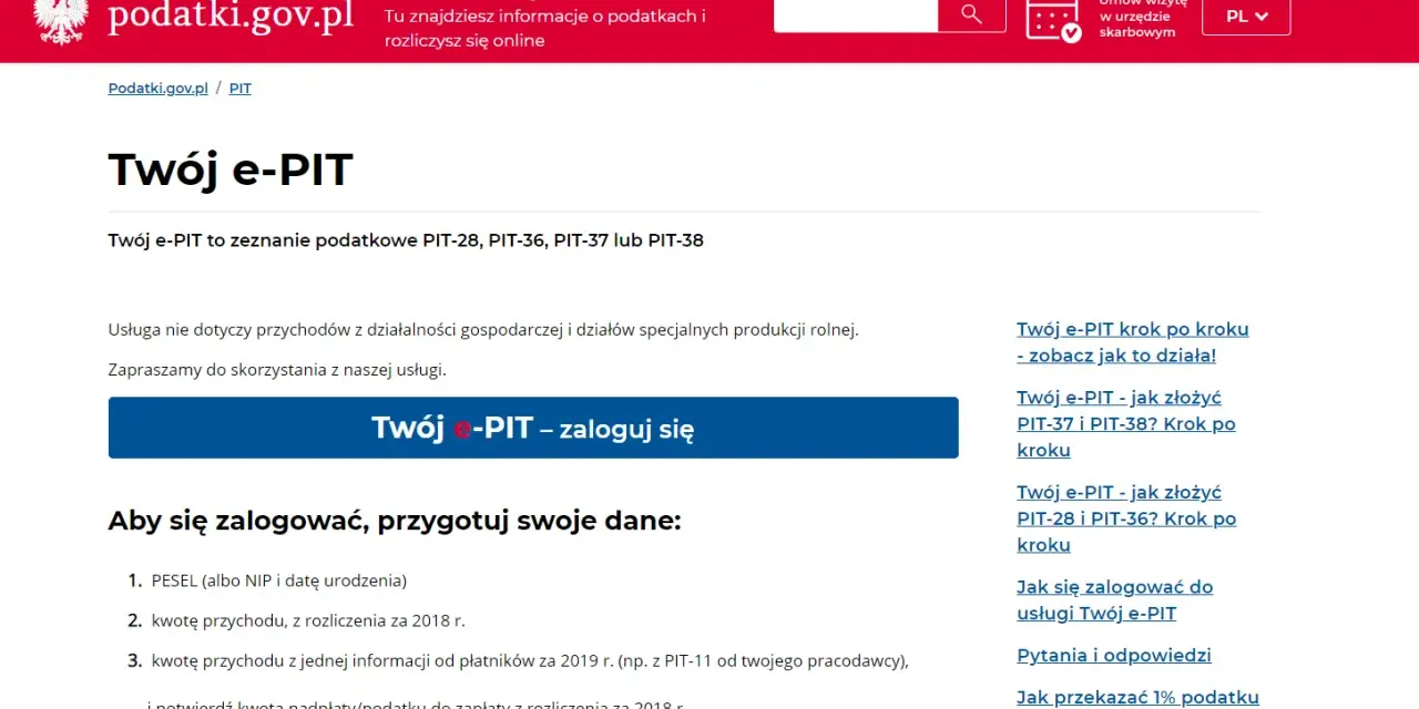 PIT rozliczony? Sprawdź status i zwrot w e-US krok po kroku