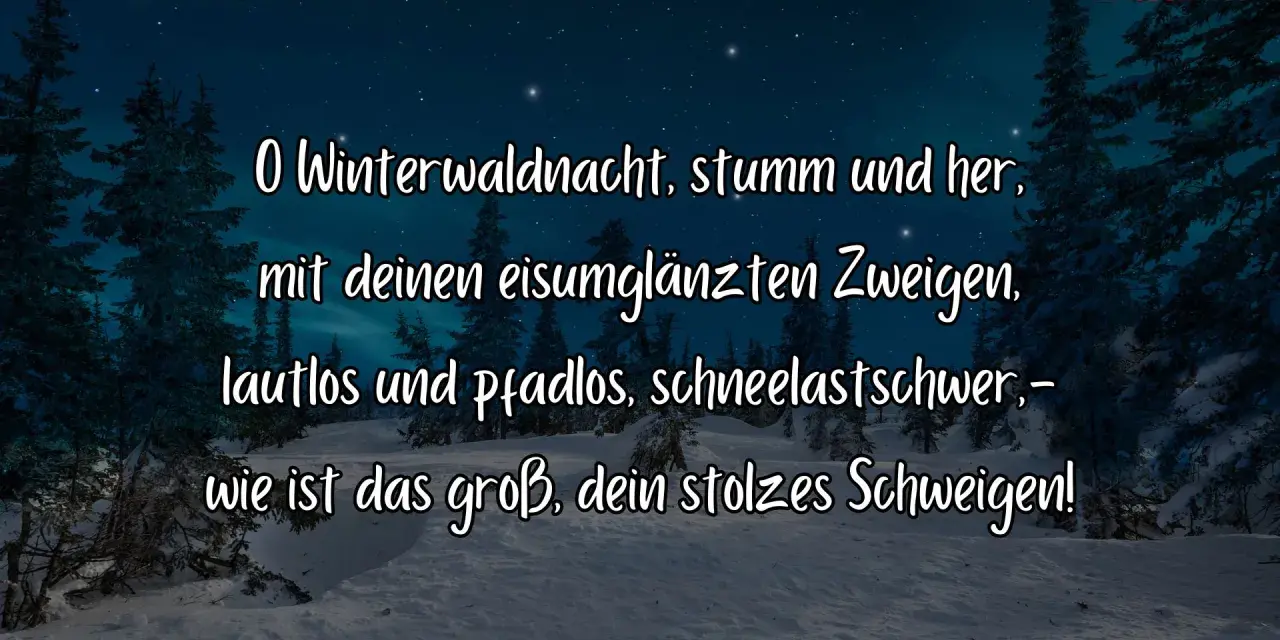 Kurze Weihnachtsgedichte: Zeitlose Klassiker & moderne Verse