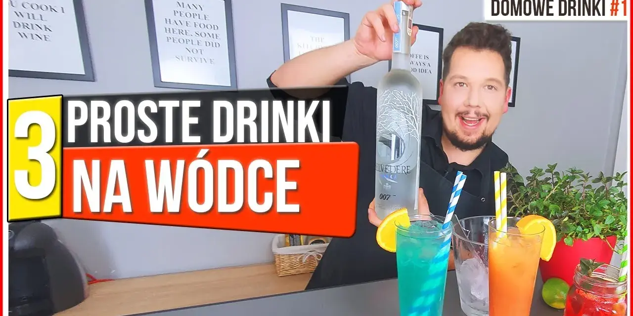 Proste drinki z wódką: przepisy na domowe koktajle łatwe i szybkie