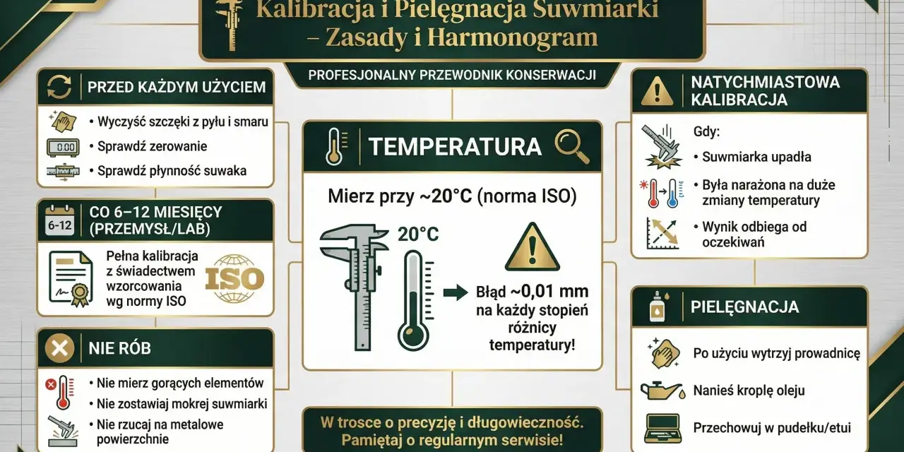 Budowa suwmiarki: wskazówki dotyczące kalibracji, pielęgnacji i użytkowania. Dbaj o precyzję i długowieczność narzędzia.