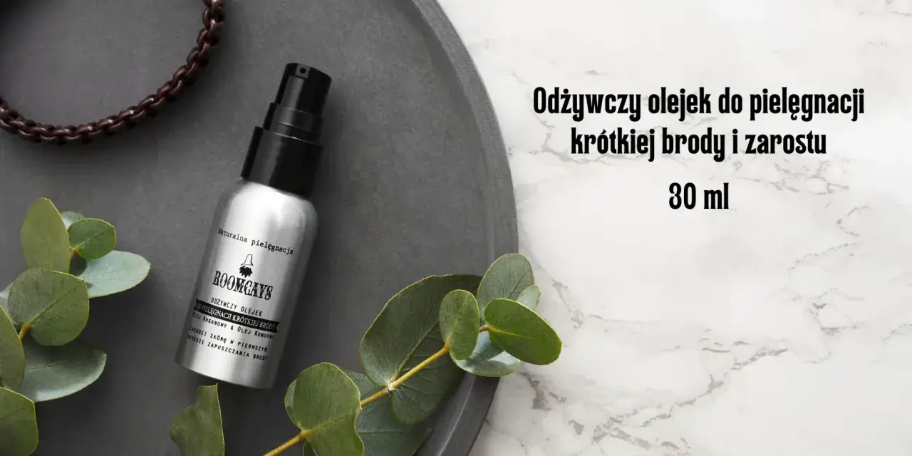 Odżywczy olejek do pielęgnacji krótkiej brody i zarostu. Idealny, gdy zastanawiasz się, co na porost brody. 30 ml.