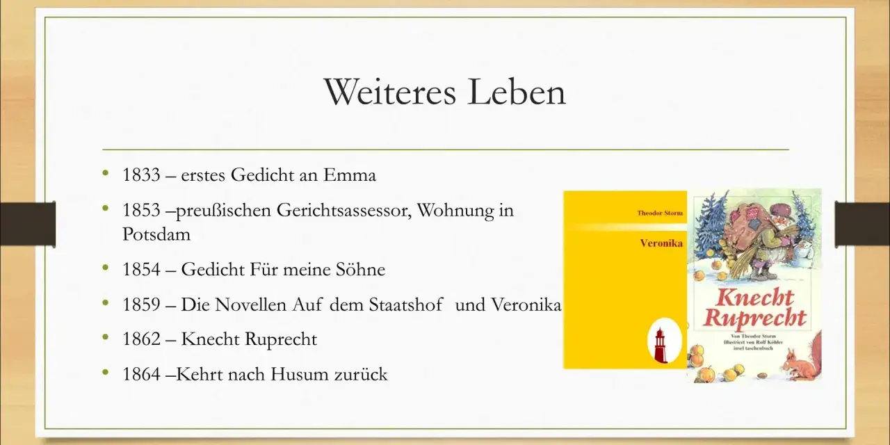 Theodor Storms berühmtestes Gedicht: Analyse & Bedeutung