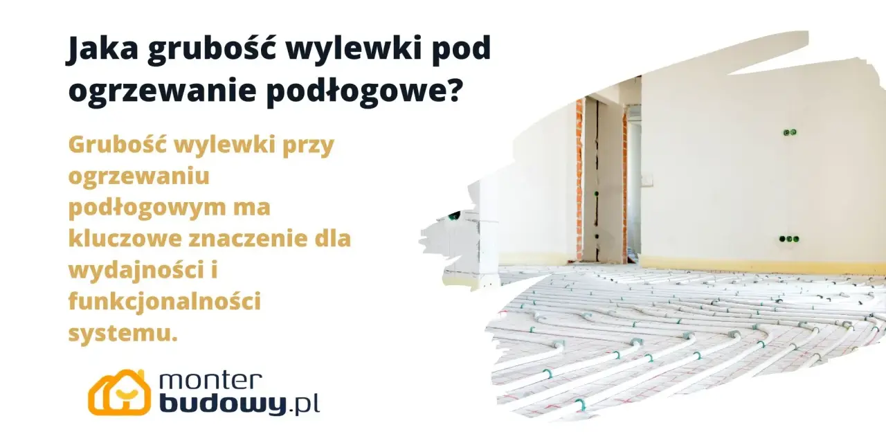 Jaka grubość wylewki pod ogrzewanie podłogowe? Kluczowe znaczenie dla wydajności systemu. Widok instalacji ogrzewania podłogowego.