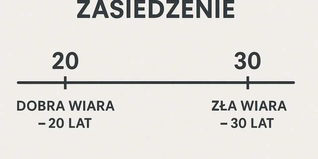 Zasiedzenie nieruchomości: 20 czy 30 lat? Kluczowe terminy i warunki