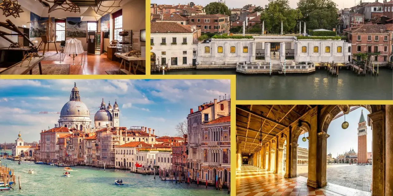 Scopri le mostre da vedere a Venezia: modelli leonardeschi, la Basilica di Santa Maria della Salute e Piazza San Marco.