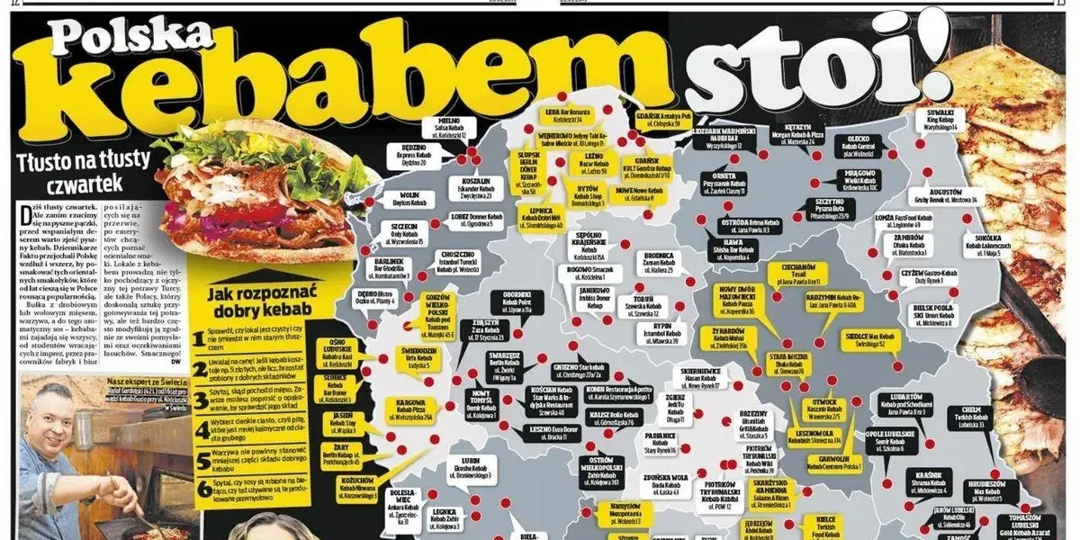 Choco Kebab w Polsce: Mapa smaku! Gdzie go upolujesz?