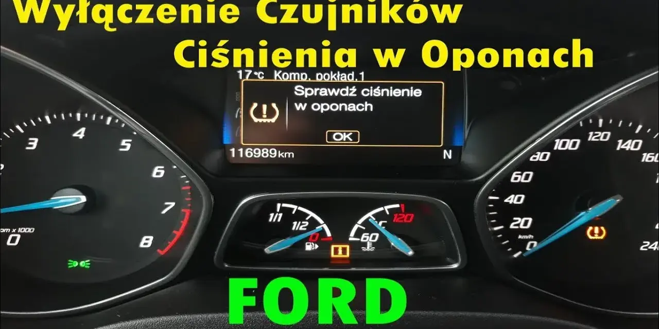 Jak wyłączyć kontrolkę TPMS? Reset, naprawa, czy wizyta w serwisie?