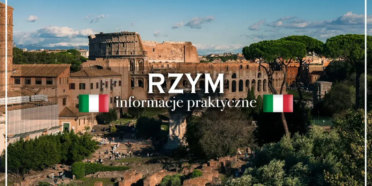 Widok na Koloseum w Rzymie. Planujesz loty Lublin Rzym? Znajdź praktyczne informacje o podróży.