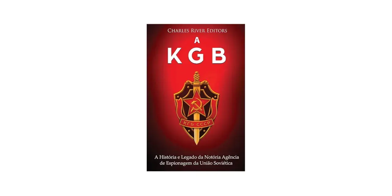 Okładka książki z napisem KGB i godłem ZSRR.
