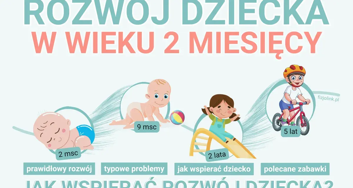 2-miesięczne dziecko: Co widzi, jak wspierać i kiedy niepokój?