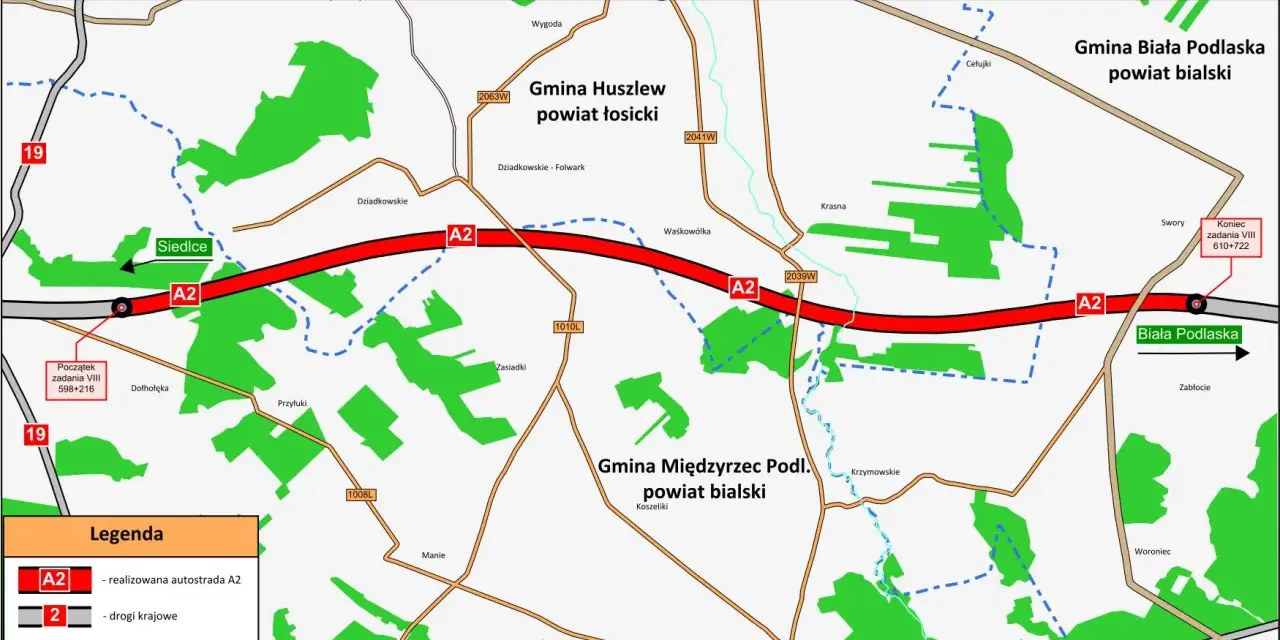 Kiedy otwarcie autostrady A2 do Siedlec? Sprawdź, co musisz wiedzieć