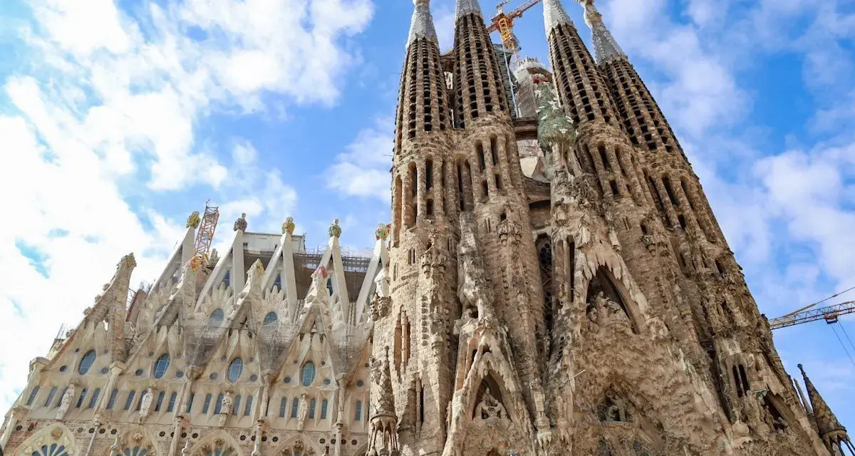 Sagrada Familia, a must-see for any Barcelona what to do in 3 days itinerary. This iconic basilica's intricate facade and towering spires are breathtaking.