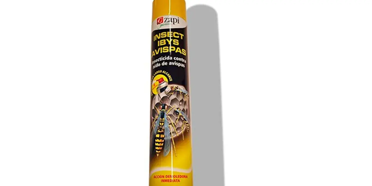 Aerosol Zapi para eliminar avispas y sus nidos. Un eficaz repelente natural avispas con acción inmediata.