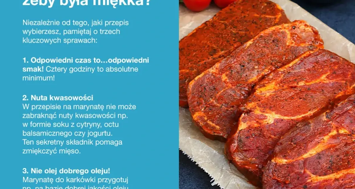 Idealna karkówka z grilla: jak zamarynować, by była soczysta?