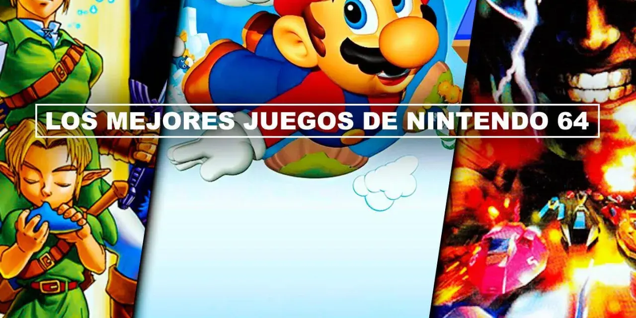 Link, Mario y un nave espacial en una compilación de los mejores juegos Nintendo 64.