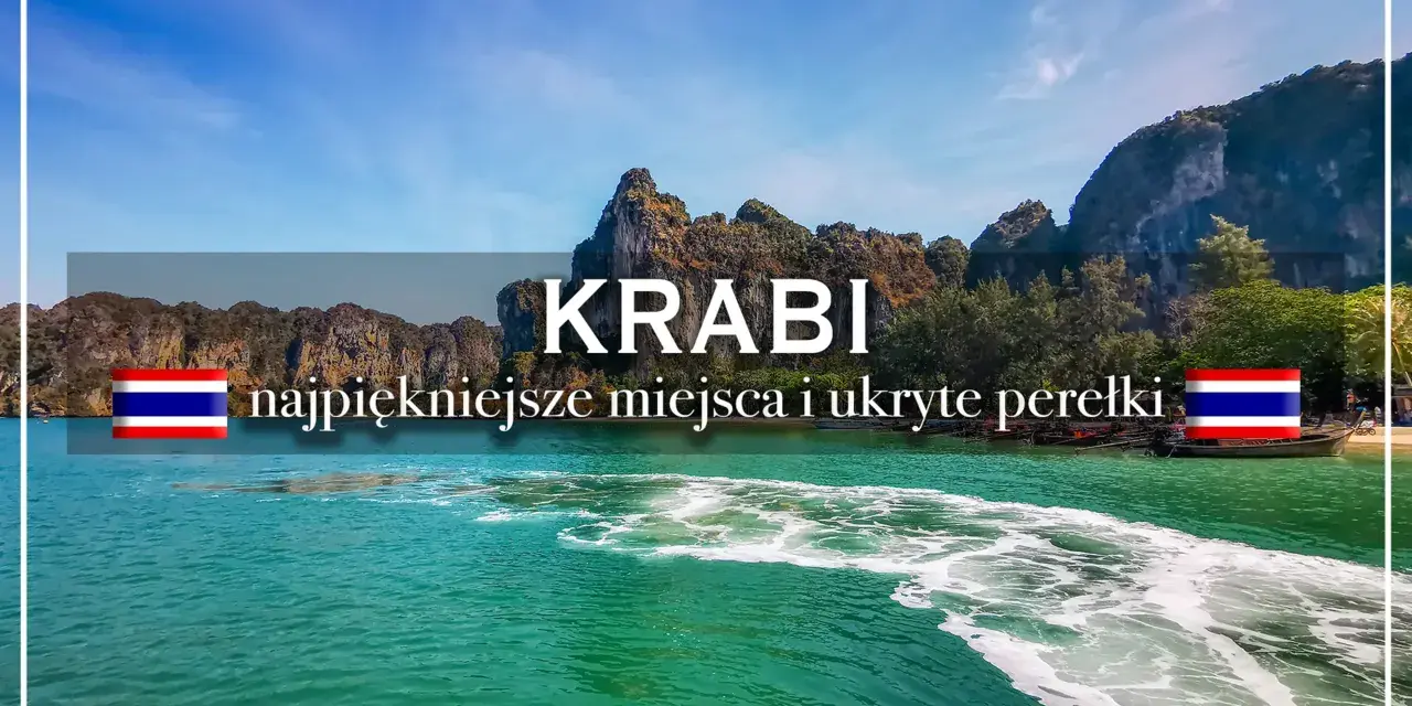 Krabi: najpiękniejsze miejsca i ukryte perełki. Widok na turkusową wodę i skaliste wybrzeże Ao Nang Beach w Tajlandii.