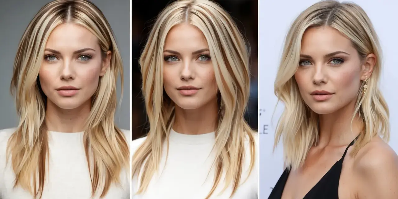 Blonde Haare: Dunkle Strähnen für mehr Tiefe & Glanz?