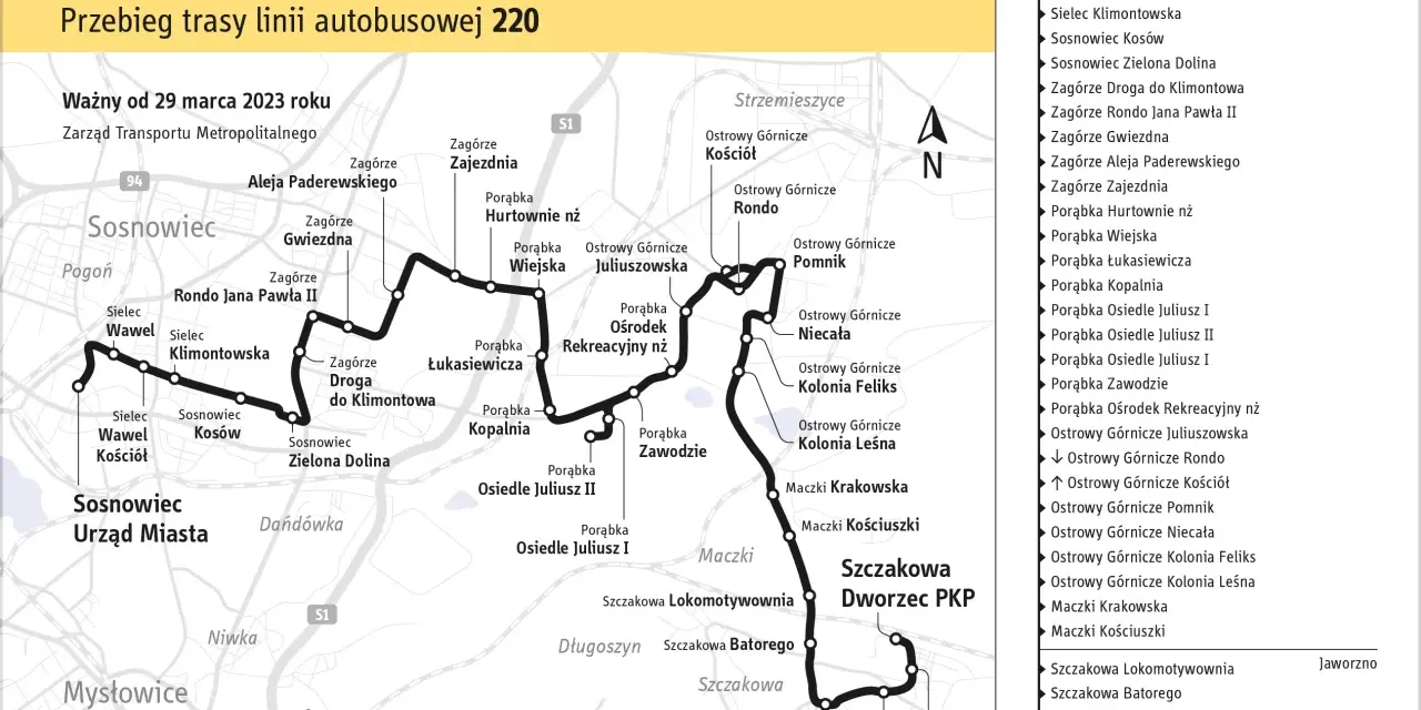 Autobus 220: Skąd odjeżdża? Pełna trasa i dojazd do metra
