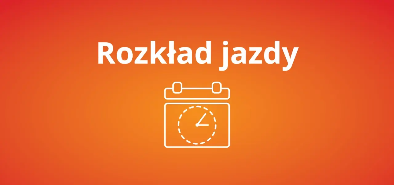 Białystok-Hajnowka rozkład jazdy. Ikona kalendarza z zegarem.