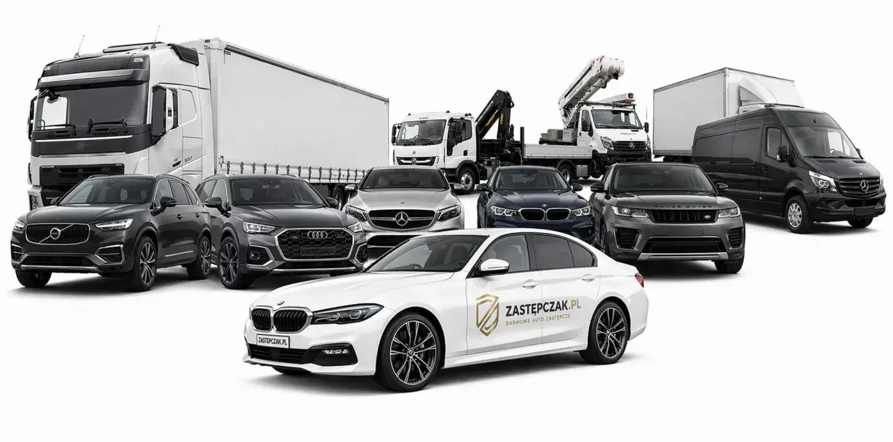 Flota pojazdów: ciężarówka, busy, SUV-y i samochody osobowe. Zapewniamy darmowe auto zastępcze, a wefox ubezpieczenia pomogą Ci w trudnych chwilach.