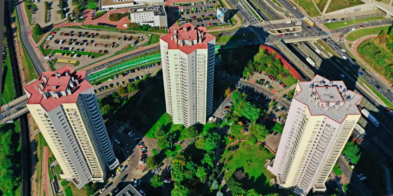 Osiedle Gwiazdy Katowice - ile pięter mają te imponujące budynki?