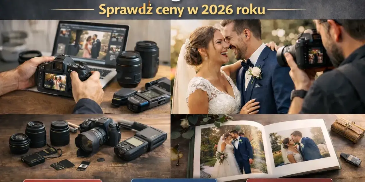 Cena fotografa na wesele 2026: Uniknij pułapek! Ile zapłacisz?