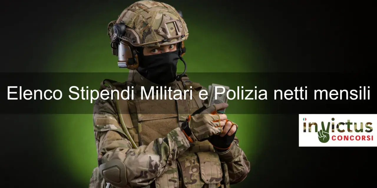 Un militare con equipaggiamento tattico conta banconote. L'immagine illustra l'elenco stipendi militari e polizia, un tema di interesse per chi considera il volontariato nell'esercito.