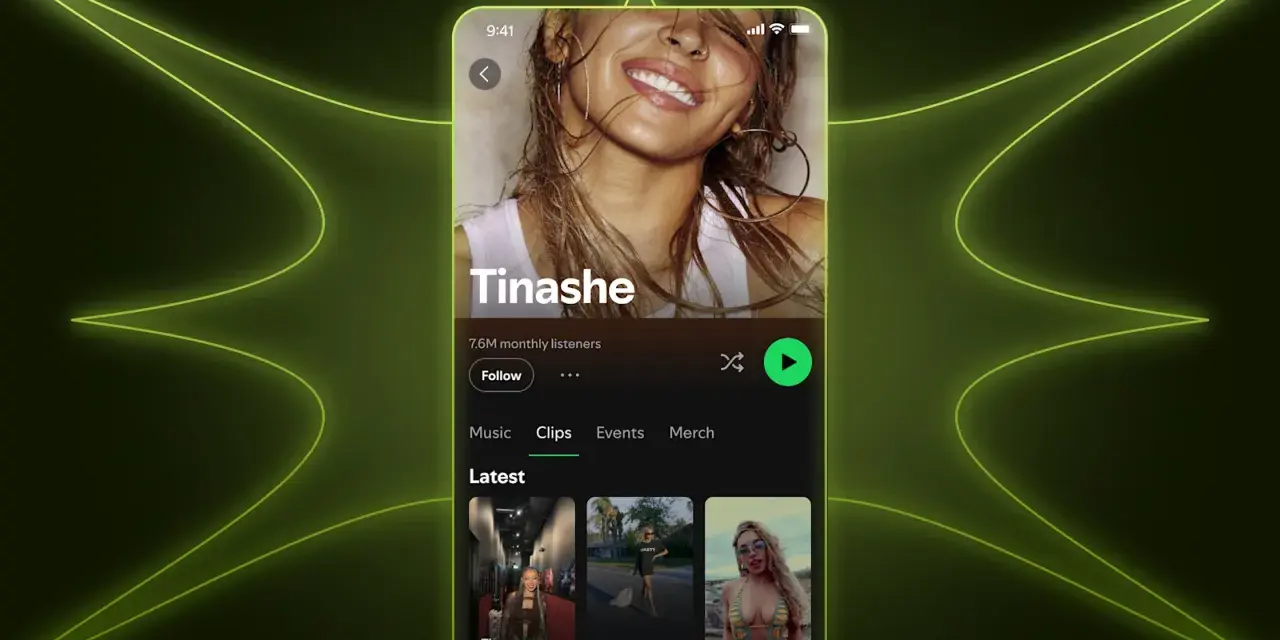 Tinashe's Spotify artist profile zeigt 7,6 Mio. monatliche Hörer. Hier gibt es Musik, Clips, Events und Merch.