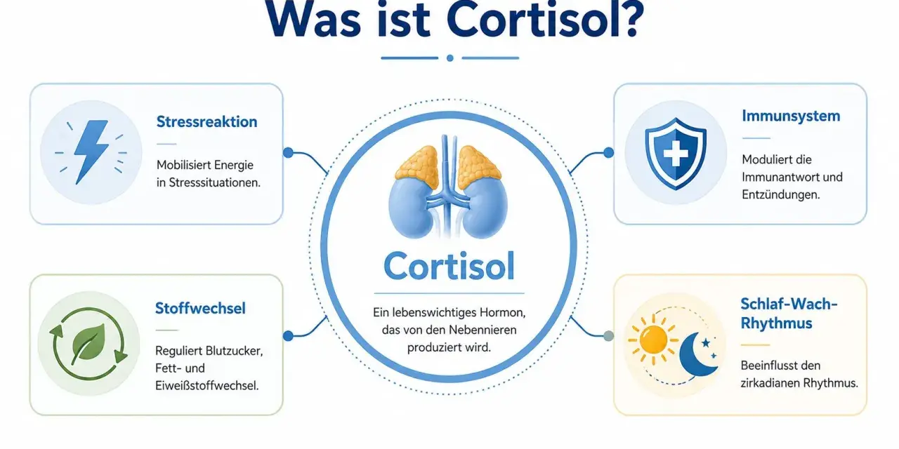 Co to jest kortyzol? Hormon stresu, który mobilizuje energię, reguluje metabolizm, wpływa na układ odpornościowy i rytm dobowy.