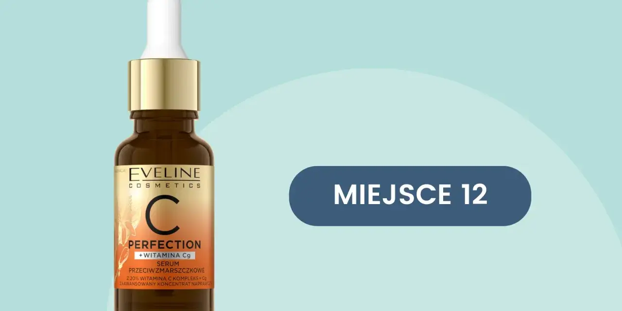 Serum z witaminą C Eveline Perfection w buteleczce z pipetą.