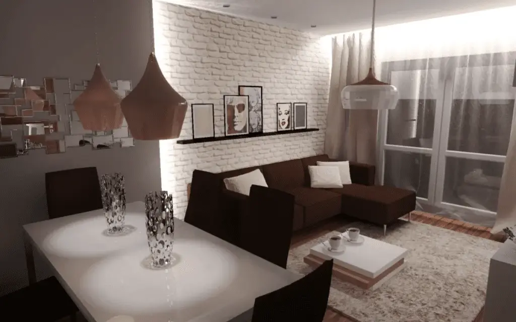 Jak pomalować salon z ciemnymi meblami, by optycznie go powiększyć