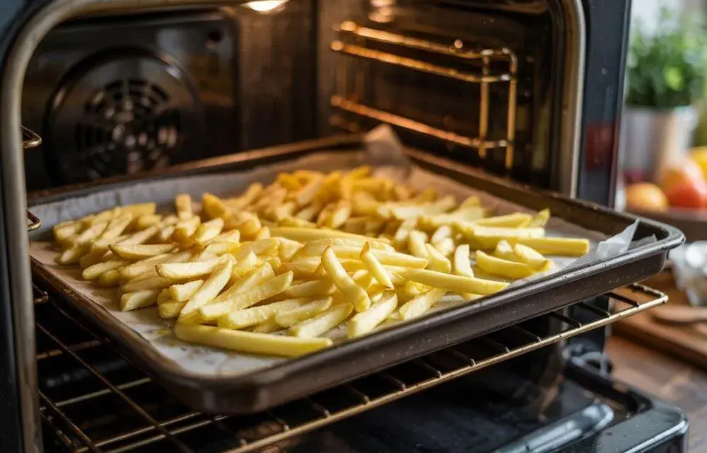 Jak idealnie piec mrożone frytki w piekarniku - czas i temperatura