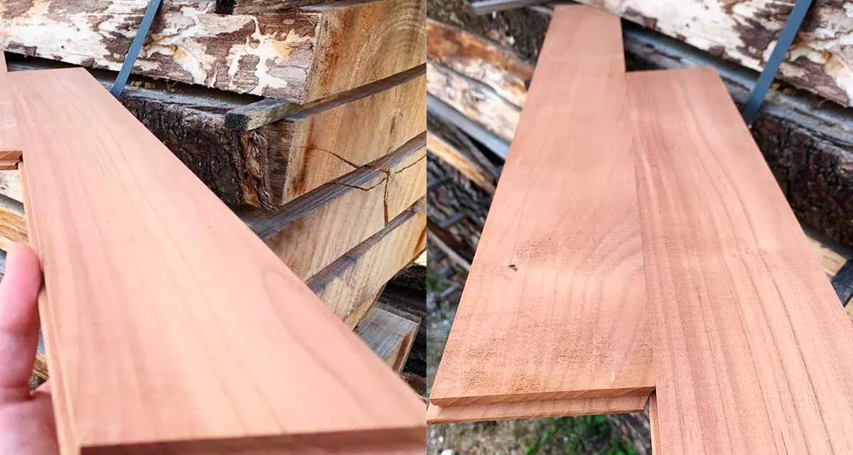 Legno di ciliegio per pavimenti, con venature delicate. Il prezzo legno ciliegio al metro cubo varia in base alla qualità e alla stagionatura.