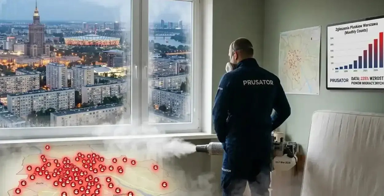 Sekrety walki z insektami w blokach: dezynsekcja jednego mieszkania nie działa, bo problem jest szerszy. Mapa pokazuje skalę plagi.