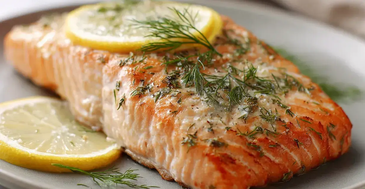 Ugnsbakad lax med citron och dill, perfekt för en snabb och hälsosam måltid. Lax i ugn temp.