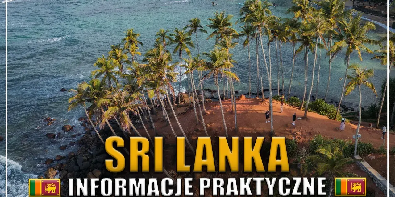 Palmy nad oceanem, widok na wybrzeże Sri Lanki. Informacje praktyczne dla podróżujących na lotnisko Sri Lanki.